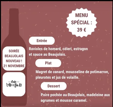 Soirée Beaujolais Nouveau au Café Bouche B