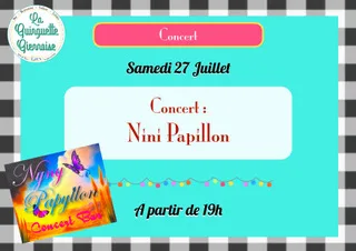Concert de “Nini Papillon” à La Guinguette Giennoise