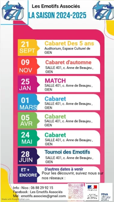 Cabaret d’Automne des Emotifs Associés