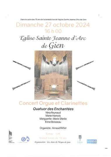 Concert Orgue et Clarinettes