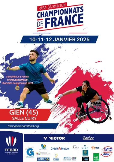 Championnat de France d’Handi Badminton club de Gien