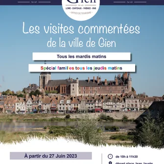 Visite commentée de la ville de Gien