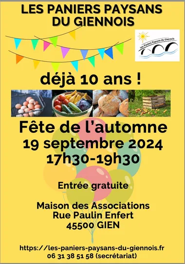 Fête de l’automne !