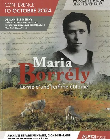 Conférence : Maria Borrély, la vie d’une femme éblouie