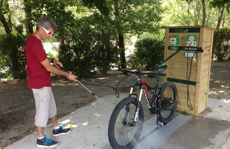 Station de lavage pour vélos - Digne les Bains