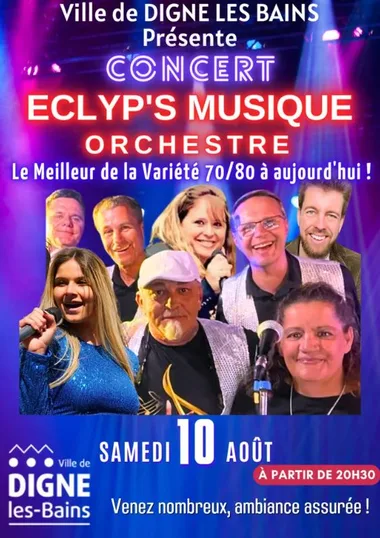 Concert : Bal orchestre de variété Eclyp’s Musique