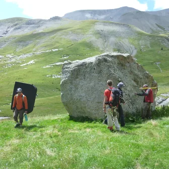 Site de bloc de l’Estrop