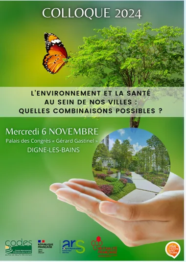 Colloque 2024 “l’environnement et la santé au sein de nos villes: quelles combinaisons possibles?”