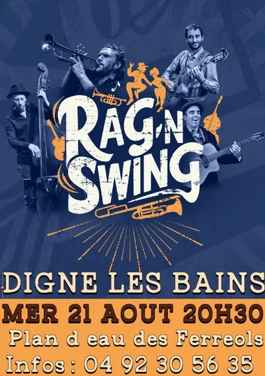 Le plan d’eau en musique : Concert Rag’n’swing