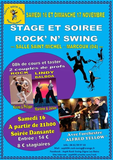 Stage et soirée : Rock’ n’ swing