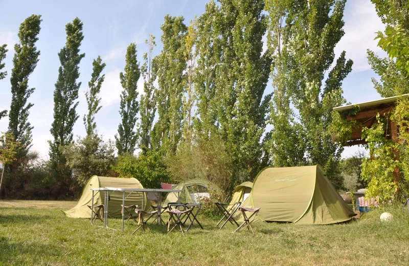 Camping at the Terres du Vanson farm