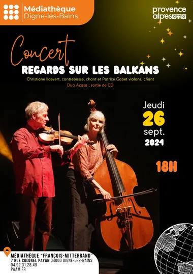 Concert : Regards sur les Balkans