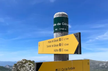 La crête de Géruen – Moyen 13Km – 3h45 (A/R)