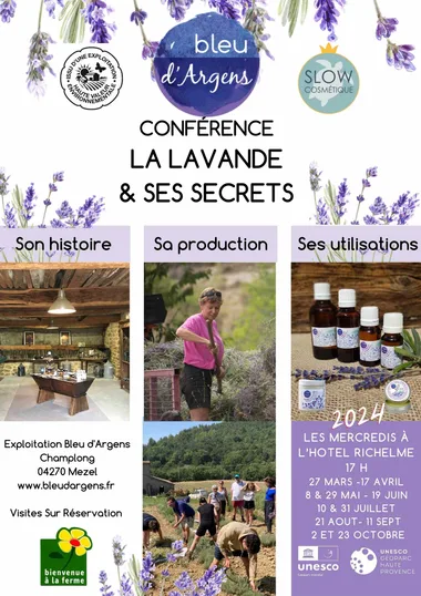 Konferenzplakat Lavendel und seine Geheimnisse