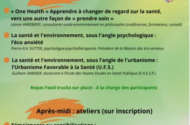 Colloque 2024 “l’environnement et la santé au sein de nos villes: quelles combinaisons possibles?”