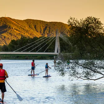 Sunset Paddle avec Durance Nautique