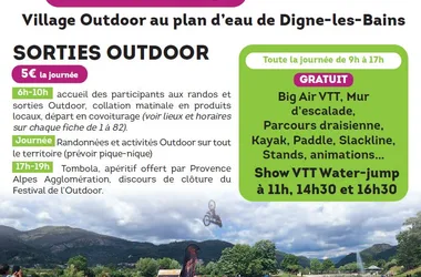 Festival de l’Outdoor 2024 : Village Outdoor au Plan d’eau
