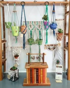 Atelier décorations et accessoires en macramé