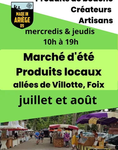 Marché Estival des Artisans d’Art et des Producteurs Locaux