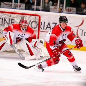 Ice hockey game