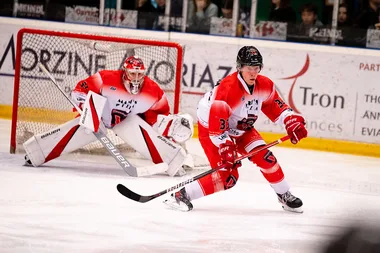 Match de championnat de Hockey sur glace