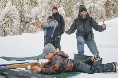 Initiation au biathlon laser