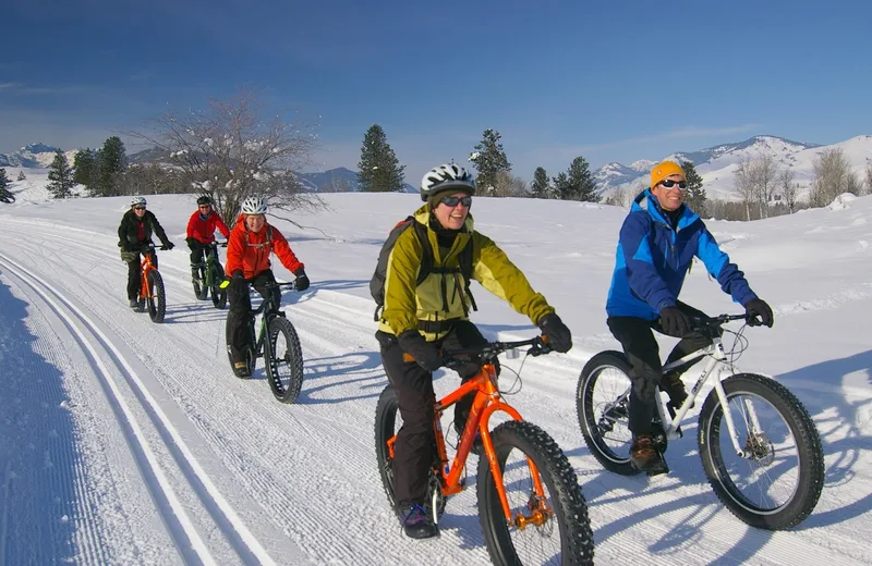 VTT sur Neige