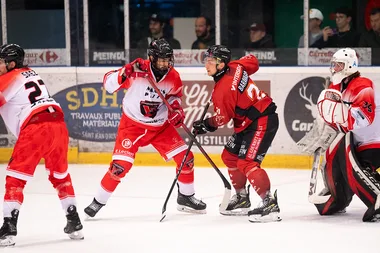 Ice hockey game