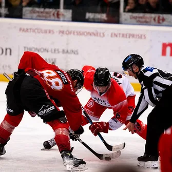 Match de championnat de Hockey sur glace