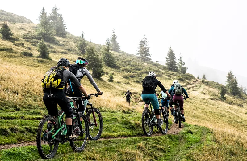 Downhill mountain bike trail (Les Gets-Morzine)