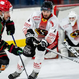 Match de championnat hockey sur glace