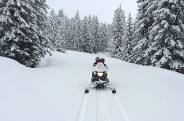 Guided snowmobile tours