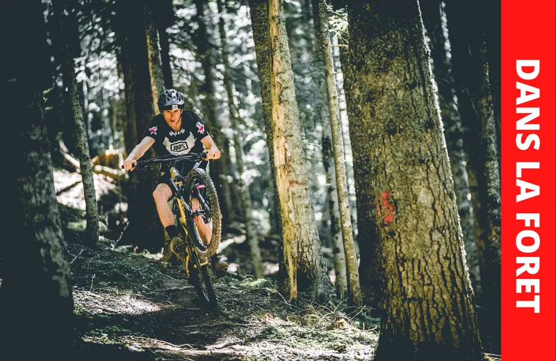 Rouge – Avoriaz – Dans la forêt