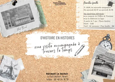 Animation “D’histoire en histoires, une visite accompagnée à Travers le Temps” à Niort