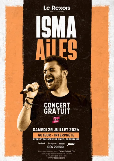 Concert de Isma Ailes au Rexois à Saint-Georges-de-Rex