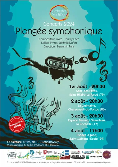 Concert Sortilège – Orchestre Symphonique à Saint Hilaire la Palud