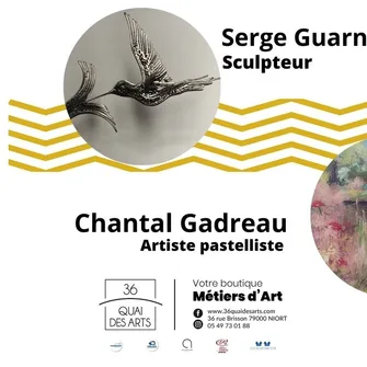Exposition de Serge Guarnieri et Chantal Gadreau au 36 quai des Arts à Niort