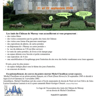 Journées Européennes du Patrimoine au Château de Mursay à Echiré