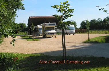 L'aire d'accueil des camping-cars