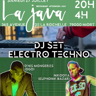 Soirée DJ Set Electro Techno à Niort