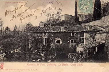 Le moulin en 1900
