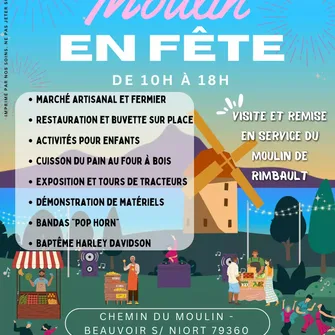 Marché artisanal Moulin en fête à Beauvoir sur Niort