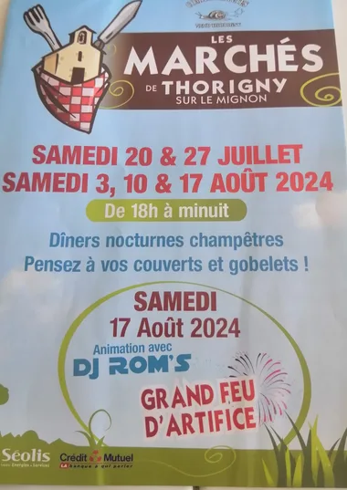 Les marchés de Thorigny-sur-le-Mignon