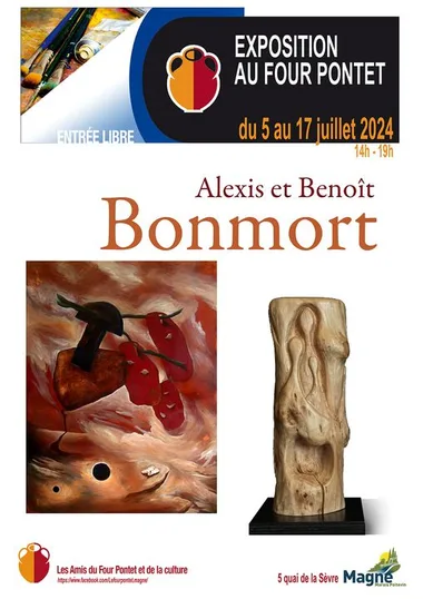 Exposition de Alexis et Benoit Bonmort au Four Pontet à Magné