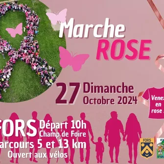 Marche rose Forsitaine – 3ème édition, à Fors