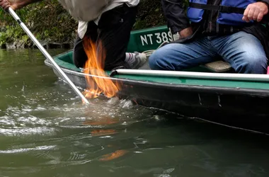 Le feu sur l'eau