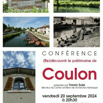 Conférence  Redécouvrir le patrimoine de Coulon – Journées européennes du patrimoine 2024