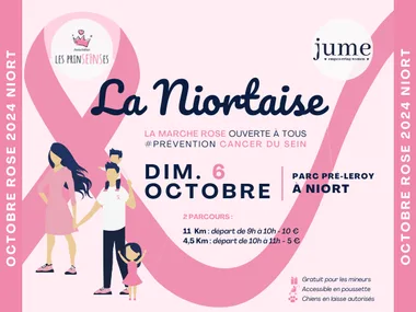 La Niortaise – Marche Octobre Rose à Niort