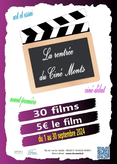 La rentrée du Ciné Monts