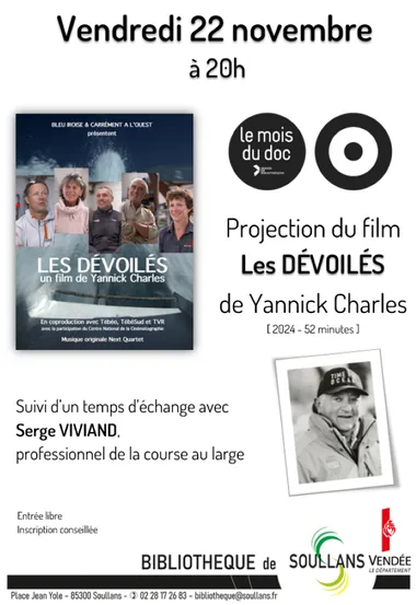 Mois du film documentaire – Les Dévoilés de Yannick Charles